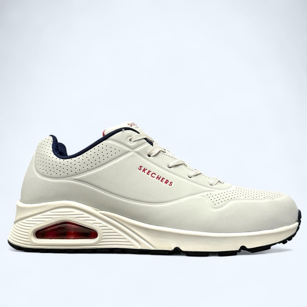 SKECHERS Street Los Angelos Light Grayish-White Sneakers • Size 11 • Women